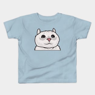 cat take a selfie Kids T-Shirt